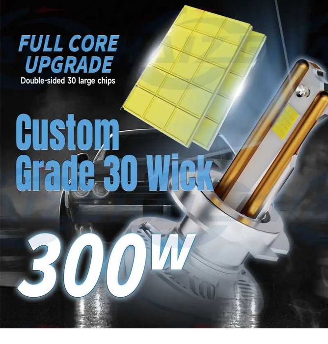 Світлодіодні, лед led лампы S16, 300W, 76 000 Лм.