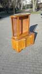 Witryna serwantka Art Deco PRL orzech lata 50/60 Vintage loft