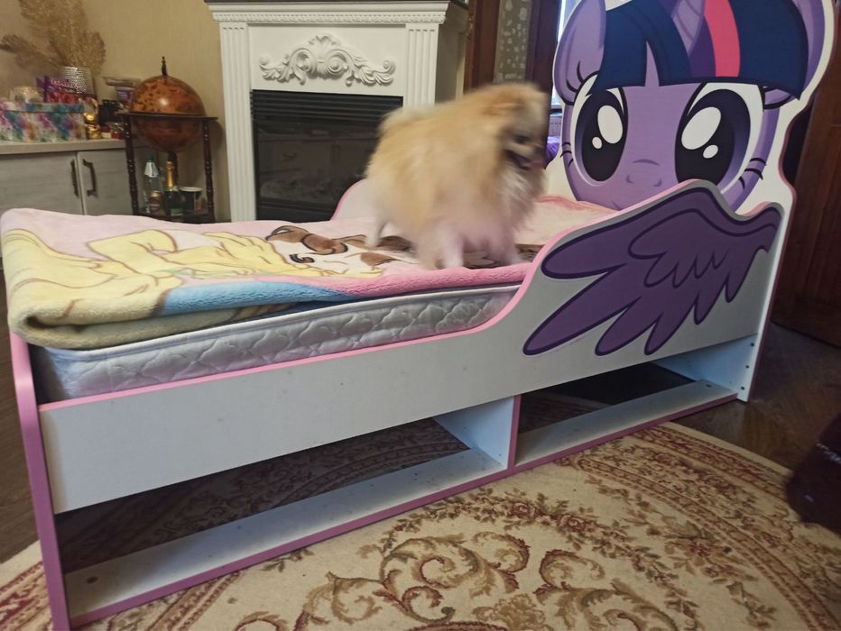 Дитяче ліжко для дівчинки My little pony