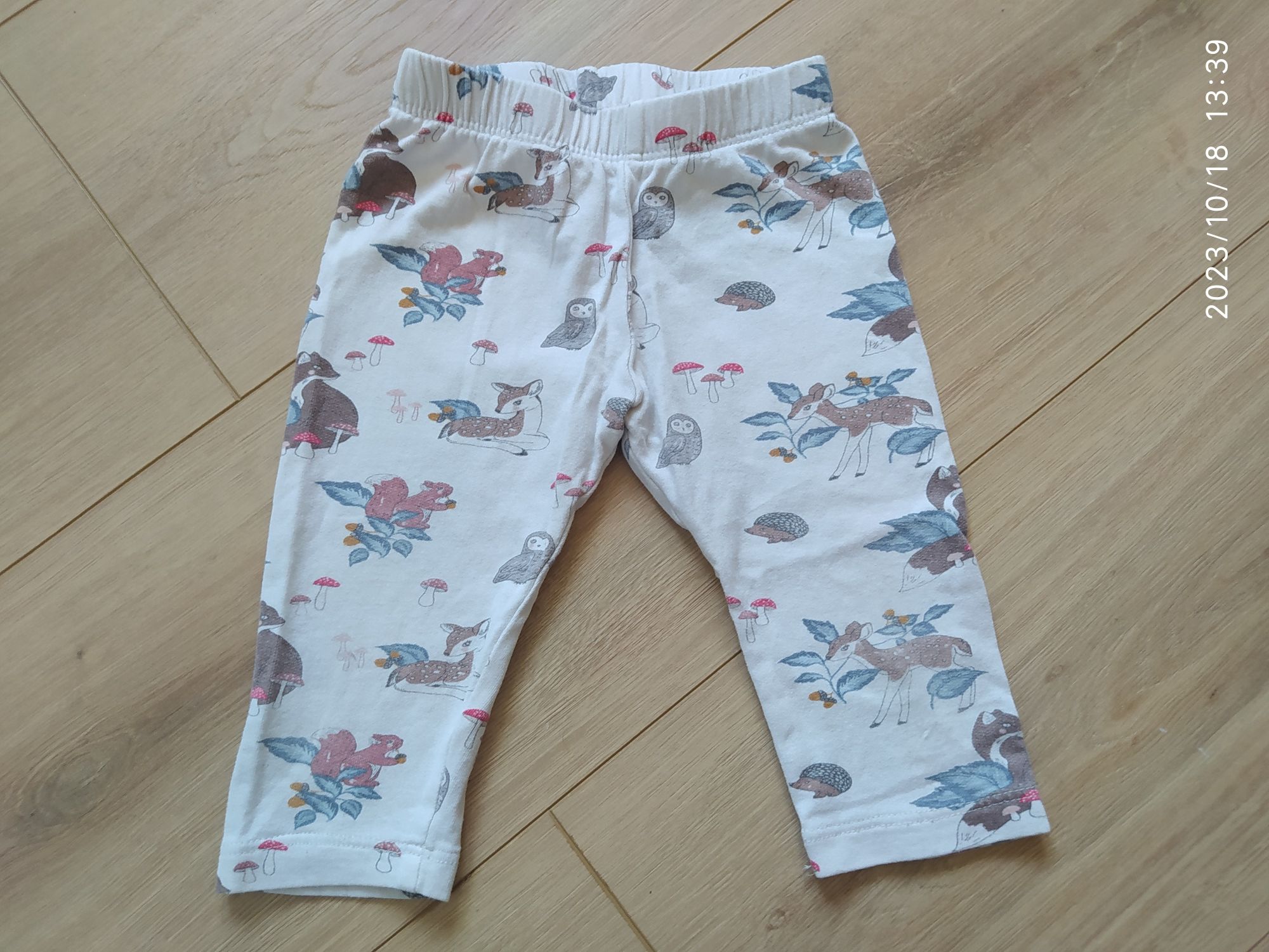 Legginsy z meszkiem w środku H&M r. 74