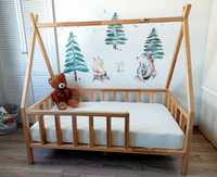 Łóżko drewniane tipi 150x80 cm