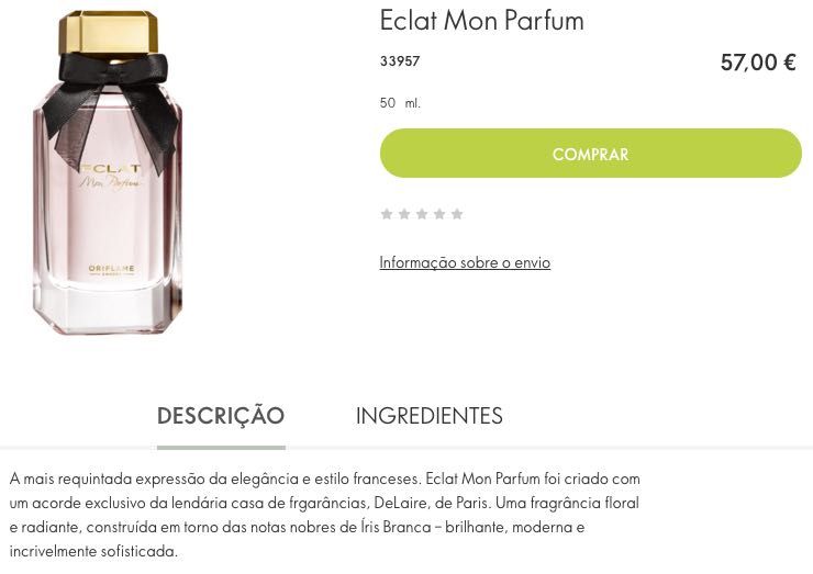 Cofrett Perfume + Creme Corporal Eclat Mon Parfum - Super Preço