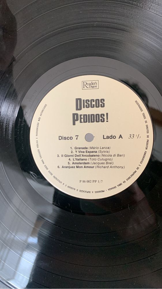 Discos das selecoes , nunca foram usados