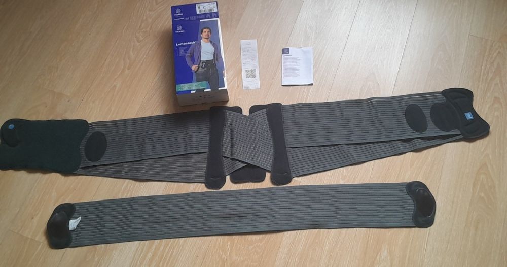 Корсет посилений поперековий опорний lombaTech 26c, розмір 5, сірий