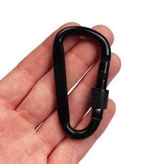 Aluminiowy Karabińczyk Karabinek Zakręcany Typu-D Survival EDC 60 mm