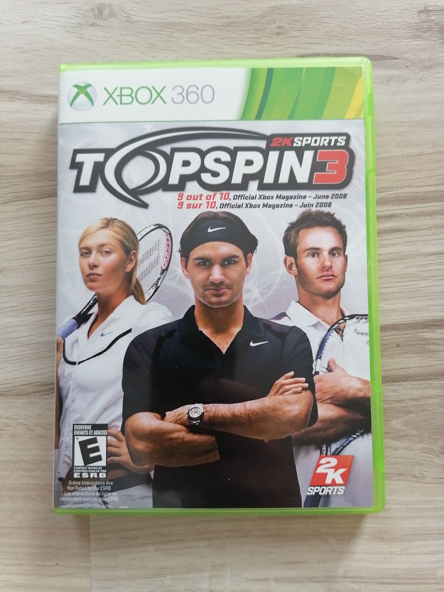 Top spin 3 Xbox 360