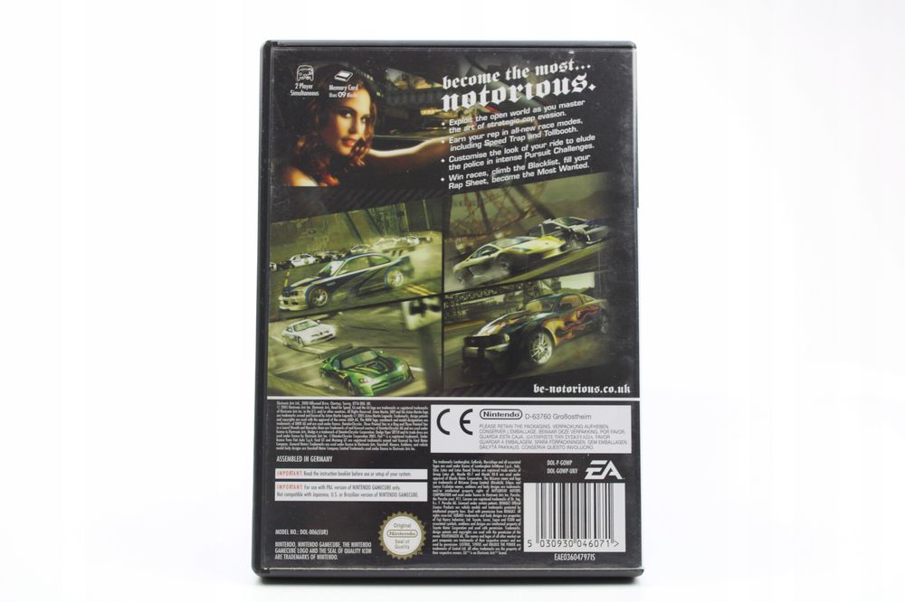 Need For Speed Most Wanted 2005 Gamecube Komplet