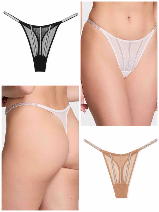 Victorias Secret 34В 36В M/L боди корсет 75Б 80Б труси стрази S