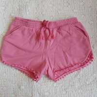 Mayoral spodnie spodenki szorty różowe r. 128