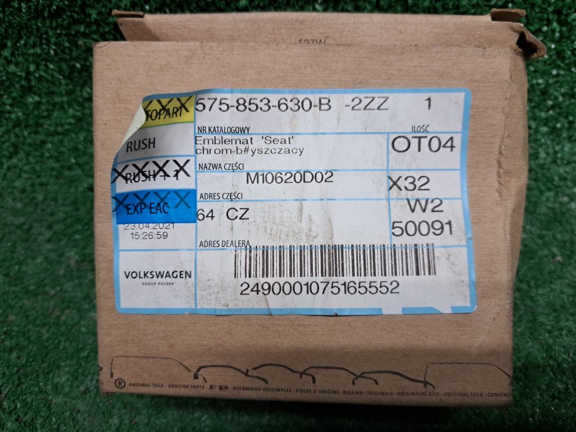 *Emblemat klapy tył Seat Ateca Arona Tarraco  Nowy!