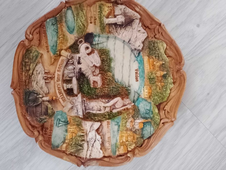 Talerz ścienny ozdobny Velden