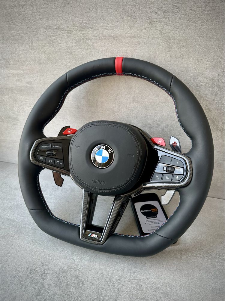 М руль карбон m1 m2 BMW G series g20 g30 g01 g05 g07 подогрев вибро