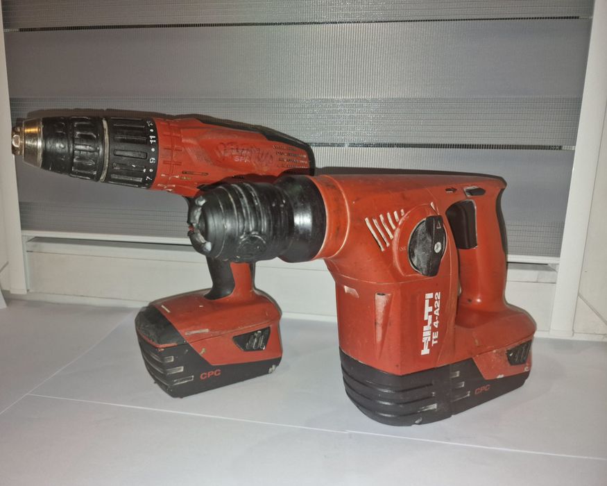 Zestaw wiertarek HILTI - TE 4-A22 + SFH 22-A Plus ładowarka C4/36-ACS