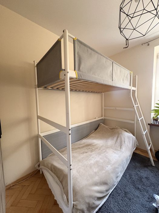 IKEA VITVAL Rama łóżka na antresoli biały 90x200cm