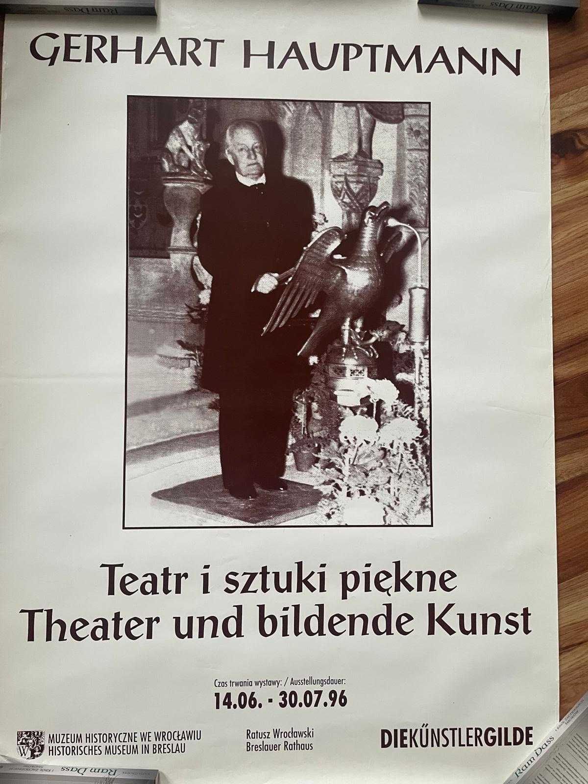 Plakat Gerhart Hauptmann, Teatr i sztuki piękne