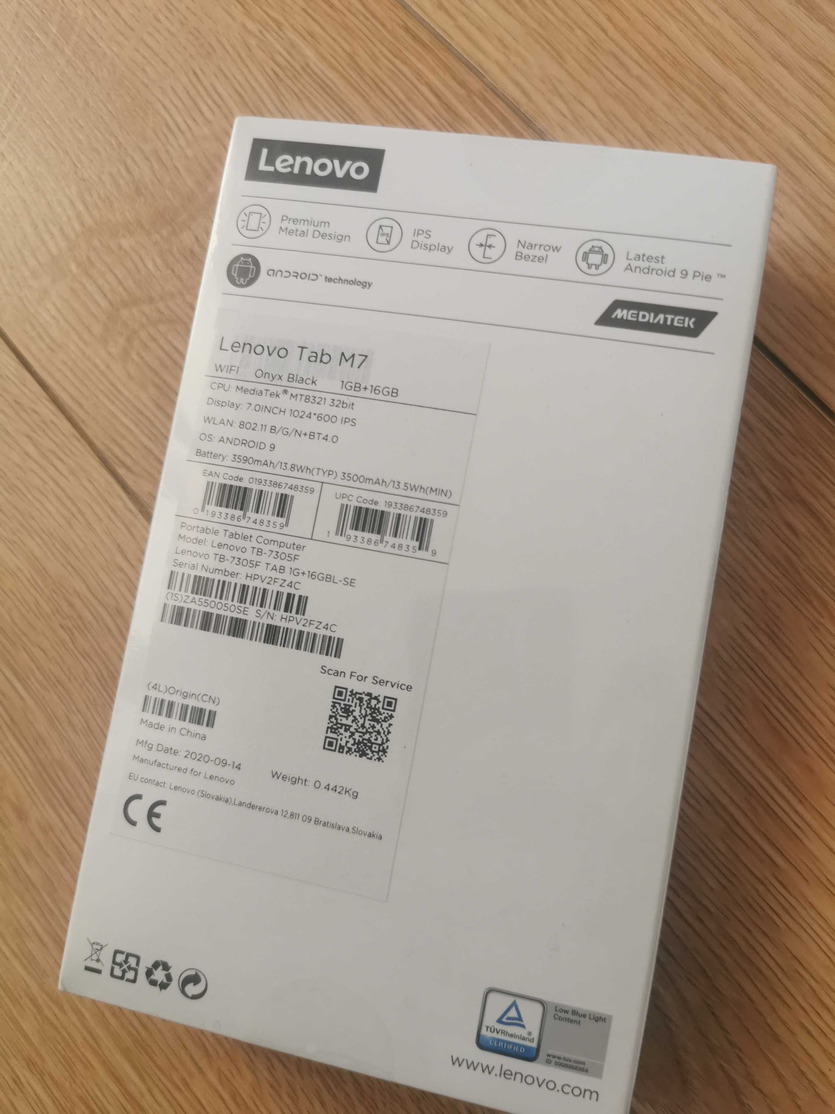 Lenovo Tab M7 Новий з чохлом та Micro SD 128 gb