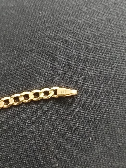 Złota pancerka łańcuszek 585 złoto