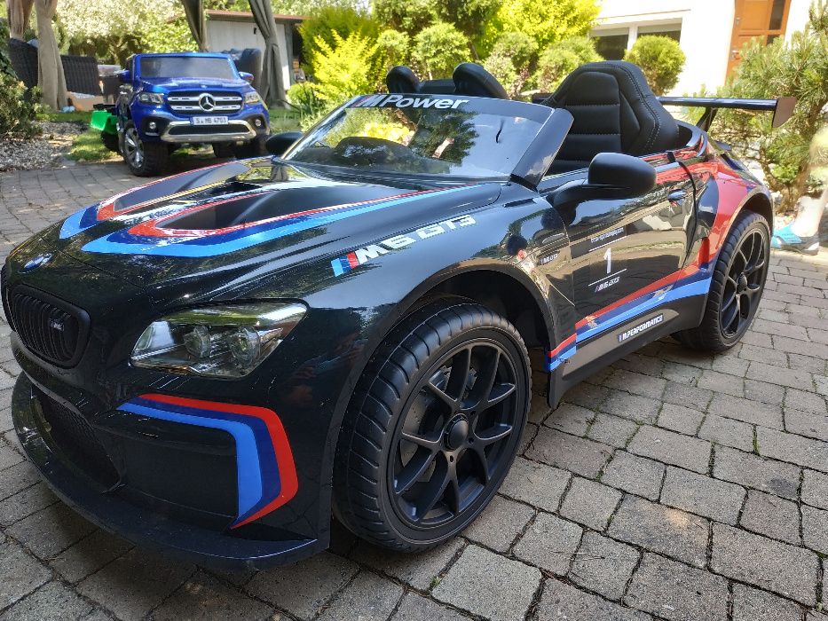 Auto na Akumulator BMW M6 GT3  - Miękkie koła , Pilot - NOWE
