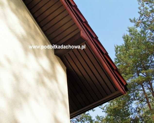 BORYSZEW dąb winchester - Podsufitka PEŁNA T4 PVC / 30,5cm x 3,39m