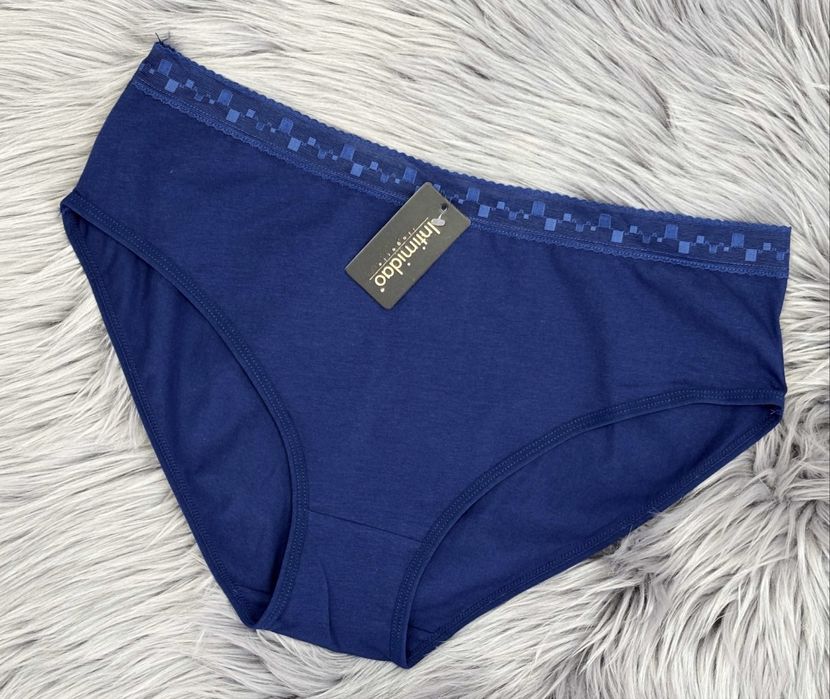 Majtki XXL 44 Klasyczne Bawełniane Figi Damskie 95% bawełna Intimidao
