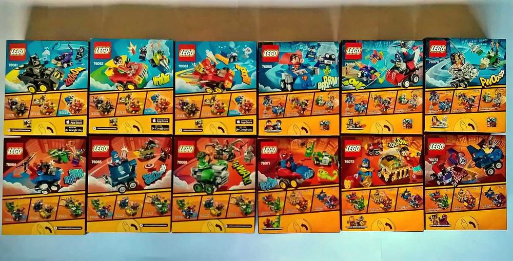 Lego Super Heroes Mighty Micros sets selados Lote vários
