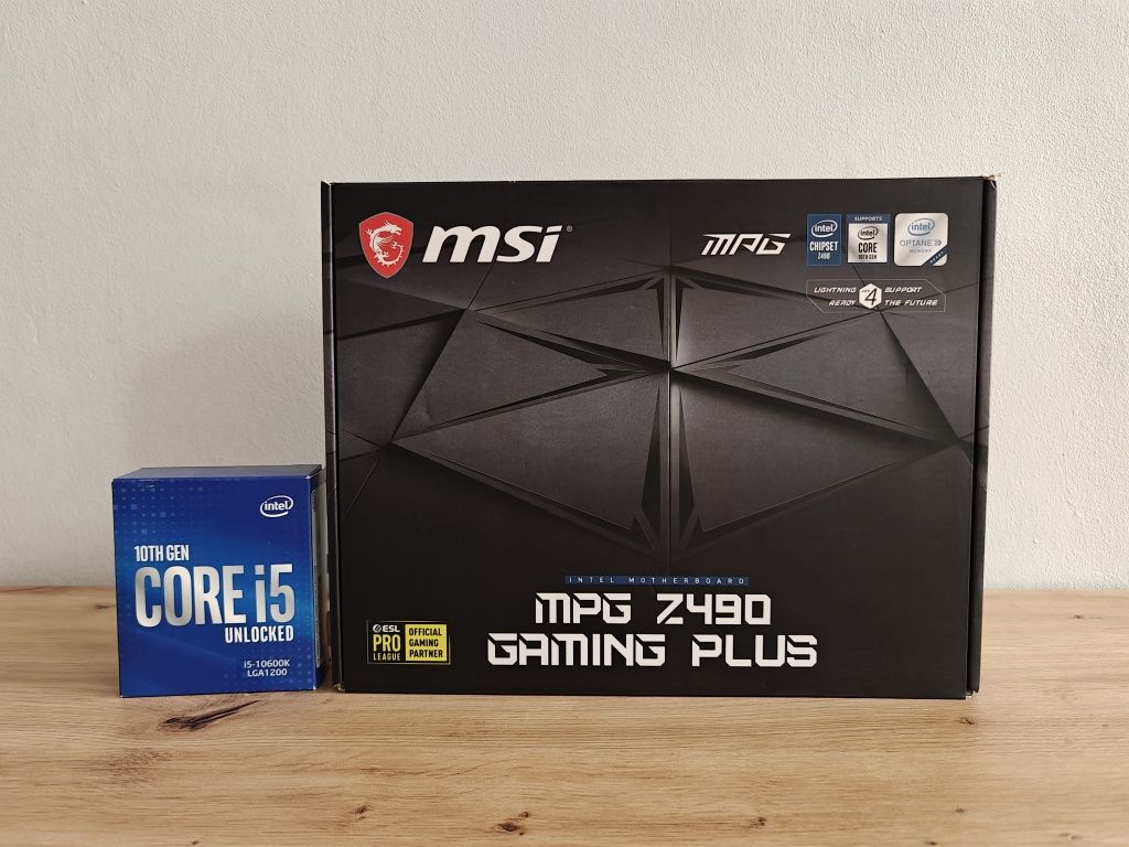 Procesor i5-10600k + MSI Z490 GAMING PLUS