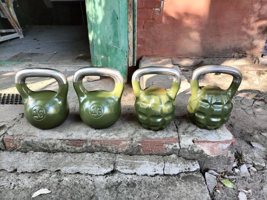 Гири 8, 16, 20, 24, 32, 40 кг. БЕСПЛАТНАЯ доставка для ВСУ