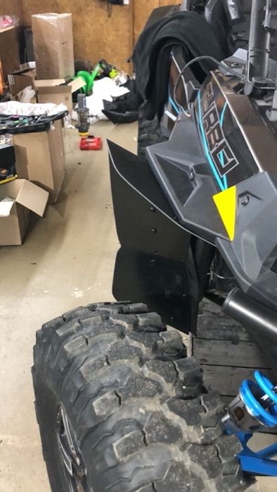 Расширители арок фендеры брызговики Polaris RZR 1000, Turbo, Turbo S