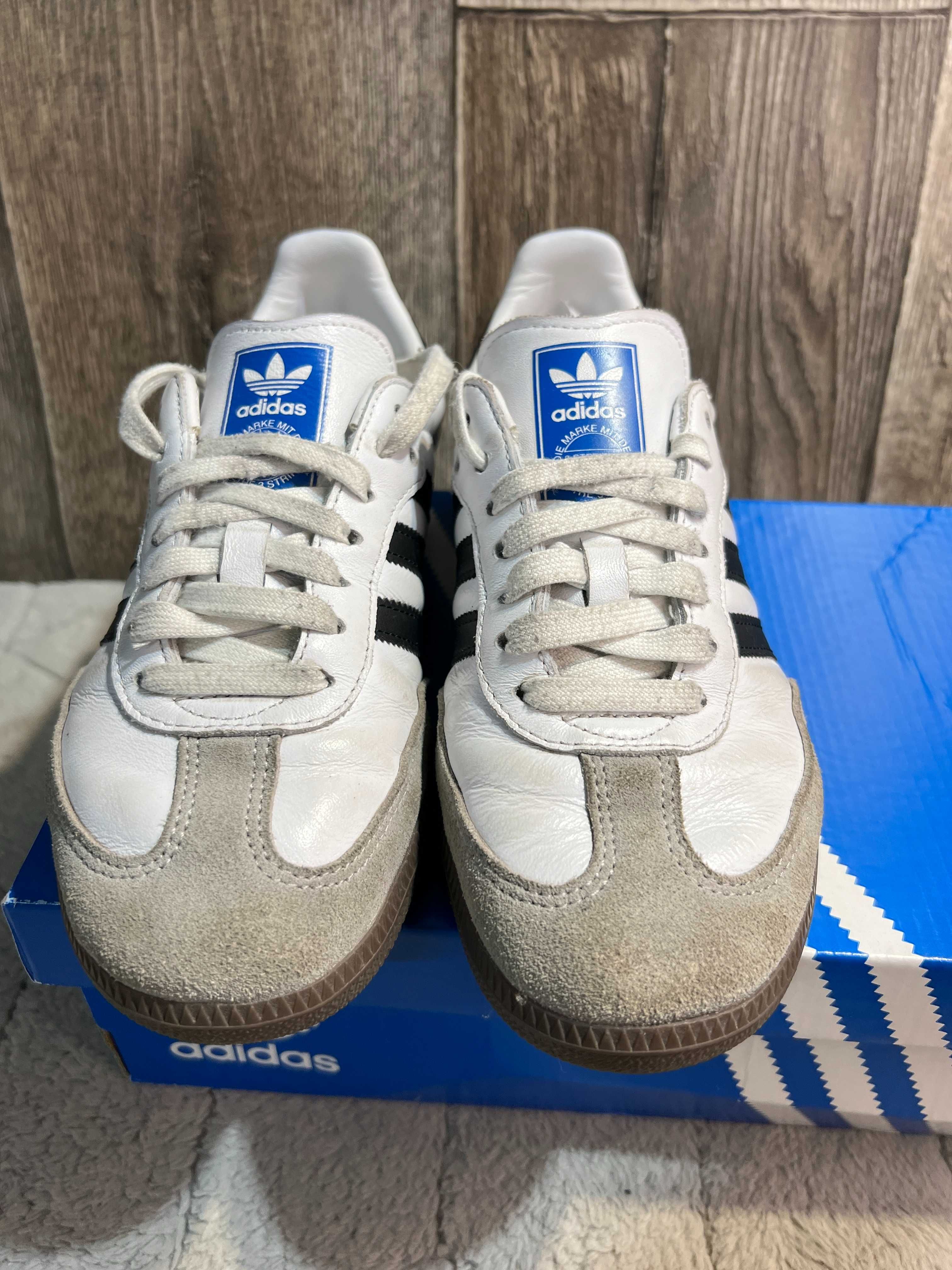 Białe buty Adidas Samba 38,5