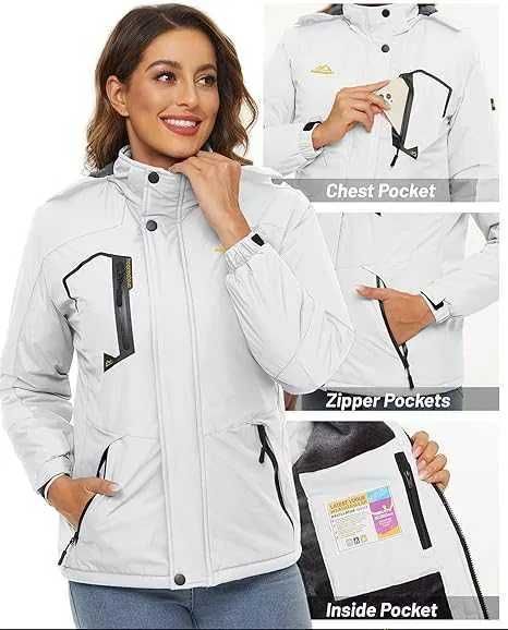 Damska kurtka / parka / soft shell /zimowa / R-XL / KEFITEVD !A1014-A!