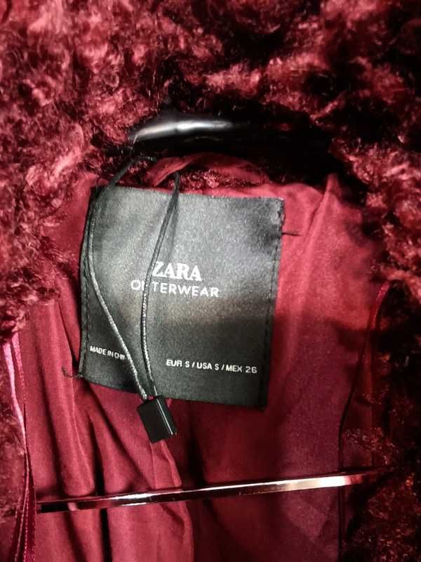 Zara markowe futerko roz S/M