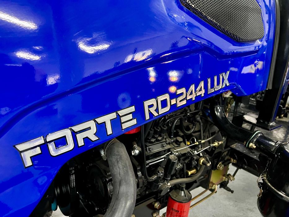 Мінітрактор ФОРТЕ RD 244 Lux ОРІОН БУЛАТ ХТ Рівна Підлога Бокова КПП