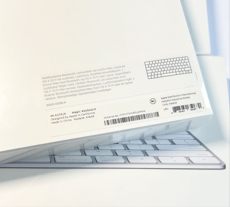Клавіатура Apple Magic Keyboard 2 (MLA22S/A) - Оригінальна/Нова!