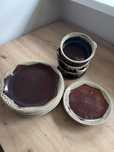 Zestaw takerzy ceramicznych