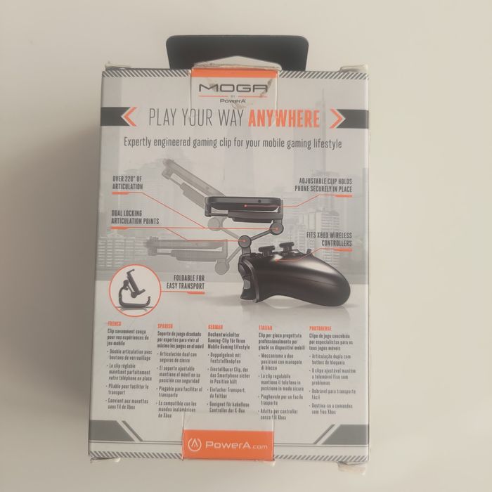 MOGA PowerA Xbox uchwyt gaming clip smartphone