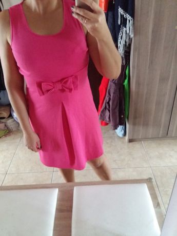 różowa sukienka , L/XL