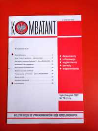 Kombatant, biuletyn, nr 7-8/1997, lipiec - sierpień 1997