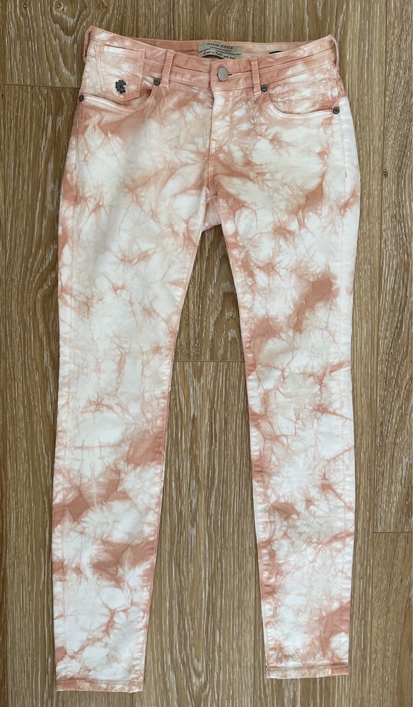 Jeansy tie die psychodelic marble Maison Scotch W26 L32 damskie