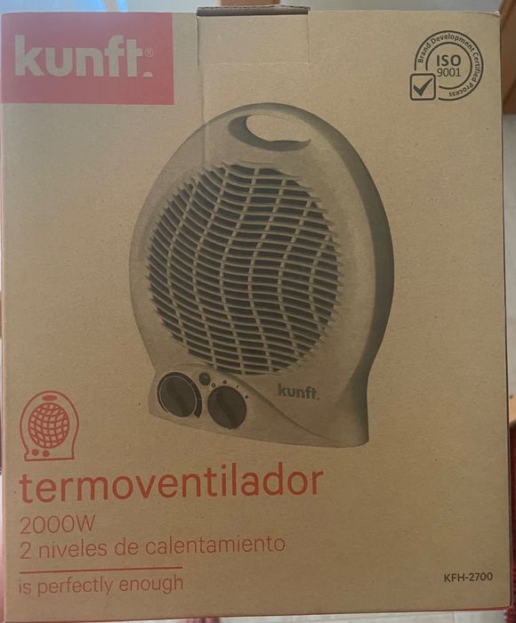 Termo ventilador branco Kunft