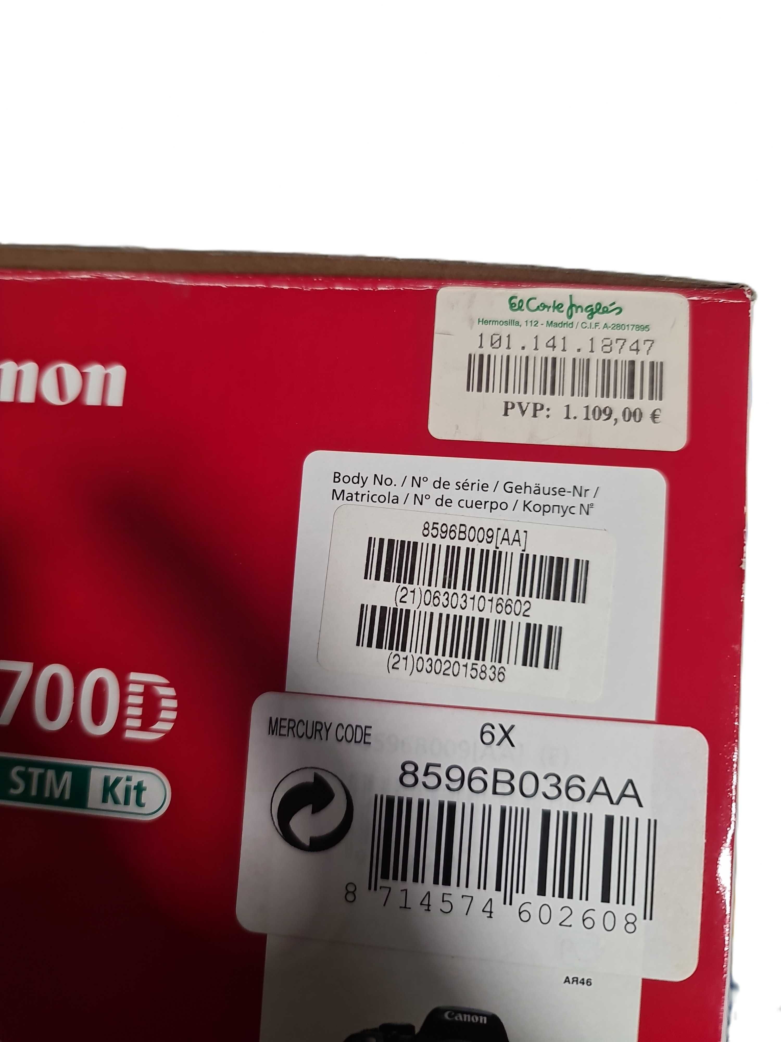 Canon EOS 700D EF-S 18-135 IS STM Kit