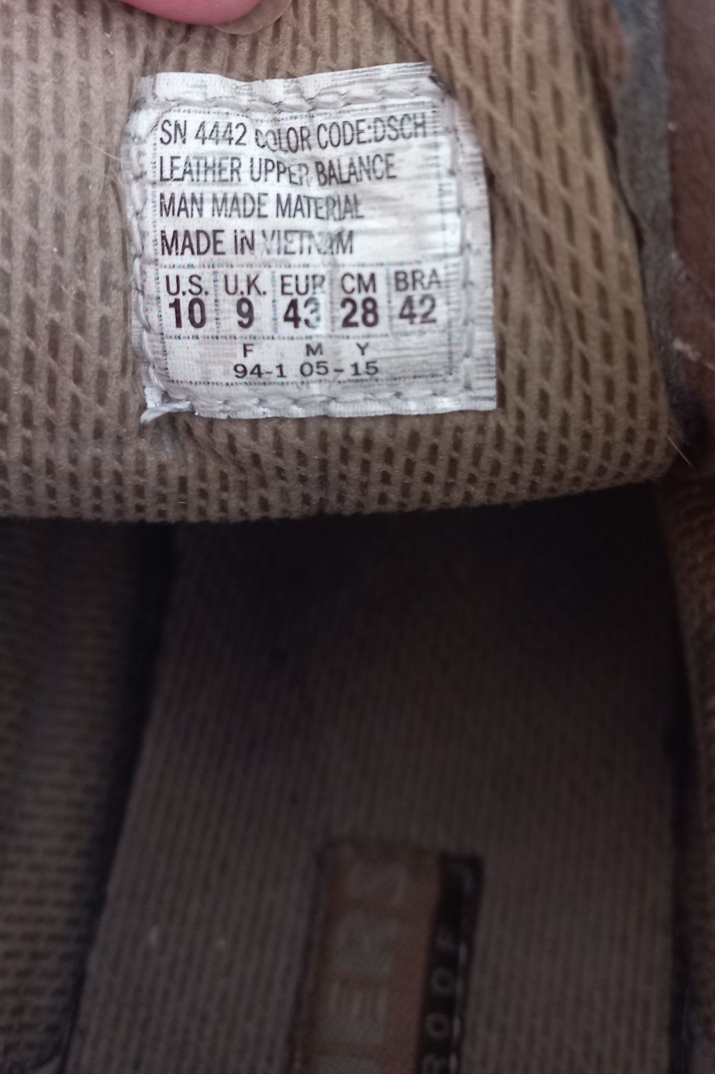 Buty trekkingowe męskie wodoodporne, skóra Skechers Sergeants Eu 43 uk