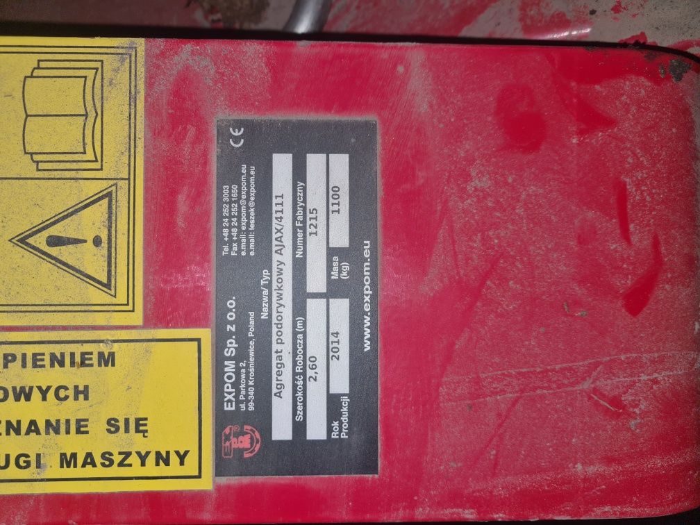 Sprzedam agregat podorywkowy Ajax