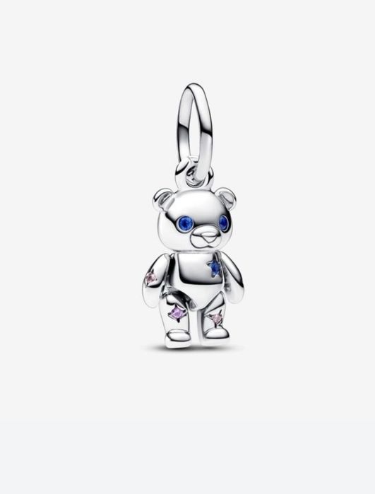 Nowy charms Ruchomy miś Pandora certyfikat oryginalny