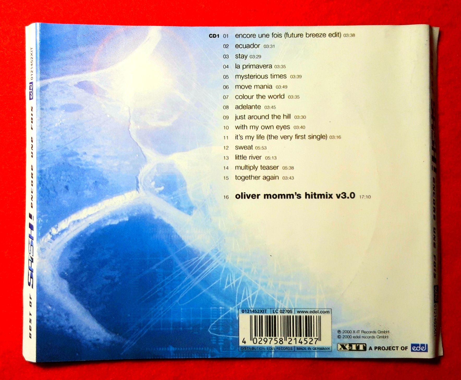 Sash! – Best Of Sash! / Encore Une Fois (CD, 2000)