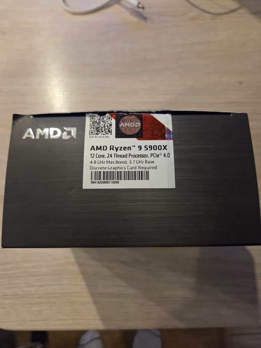 Procesor Ryzen 9 5900x 3.7ghz