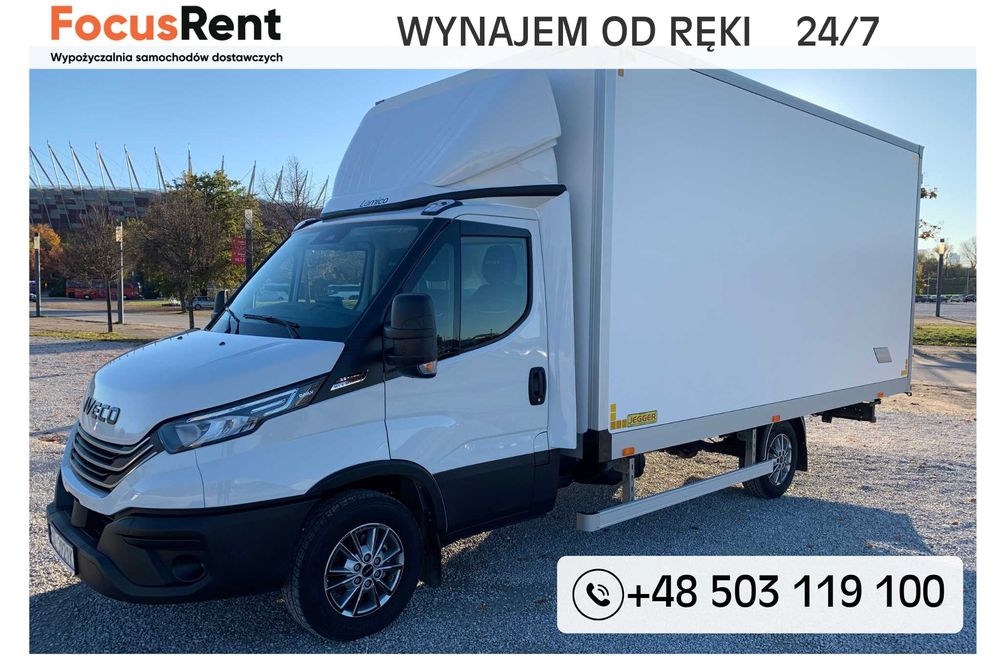 Wynajem Busa Dostawczego, Wynajem busa Kontener Iveco 10EP Warszawa