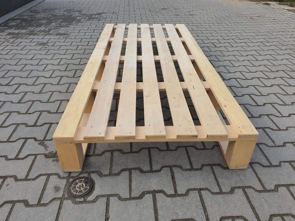 3 szt. Łóżko z palet 200x90