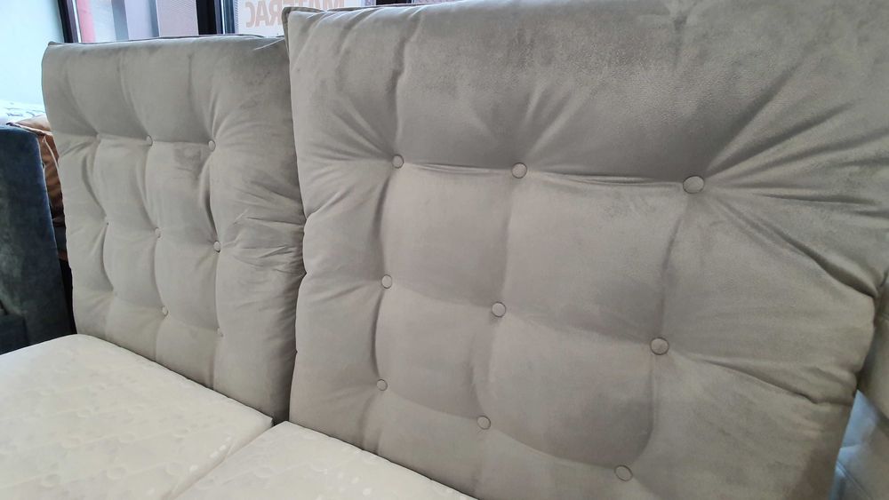 WYPRZEDAŻ Łóżko tapicerowane CITY 160x200 z pojemnikiem