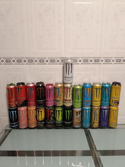 Latas monster e mais
