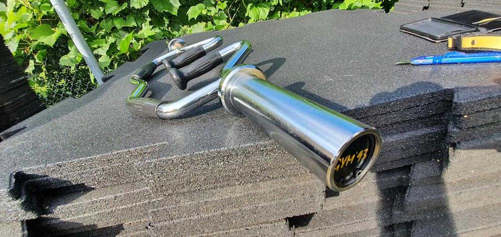 Gryf 51 FI Podwójny Łamany Biceps Triceps Siłownia Fitness NOWE